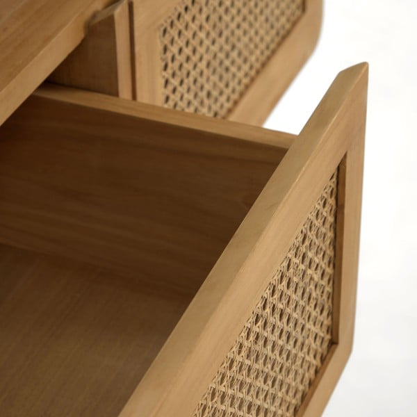 Skrinka pod umývadlo z tíkového dreva Kave Home Sabiela-image-2