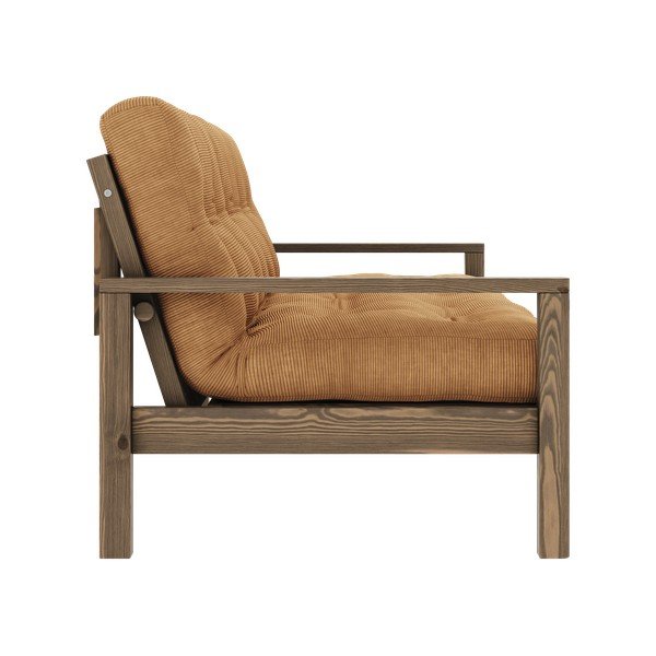 Rozkladacia pohovka v horčicovej farbe 205 cm Knob – Karup Design-image-4