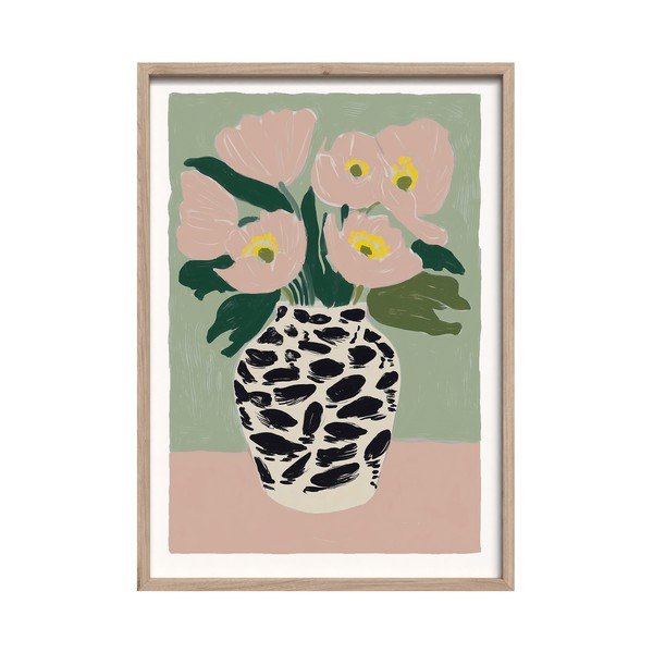 Tlačený obraz s rámom 50x70 cm Spotted Vase – Styler