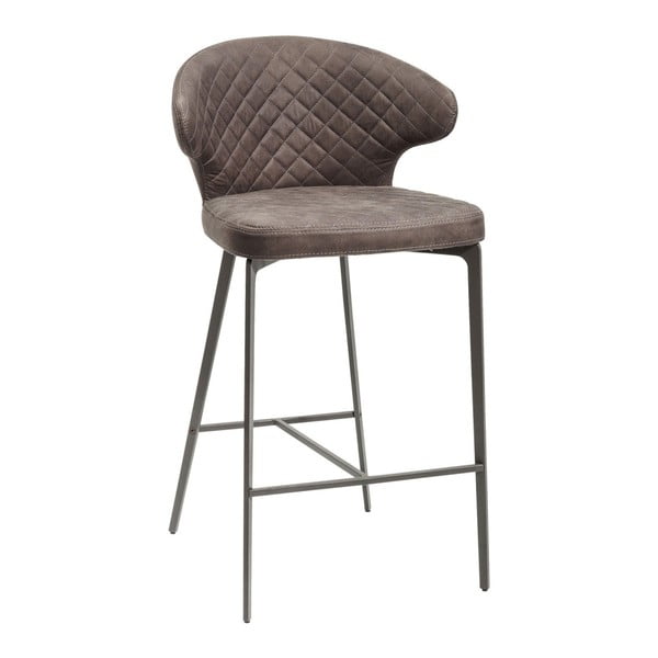Tmavosivá stolička Kare Design Stool Amsterdam Grey