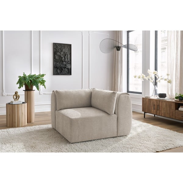 Béžový modul pohovky Jeanne – Bobochic Paris-image-1