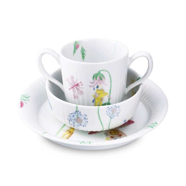 Porcelánová detská jedálenská súprava 3 ks Hammershøi Kids – Kähler Design