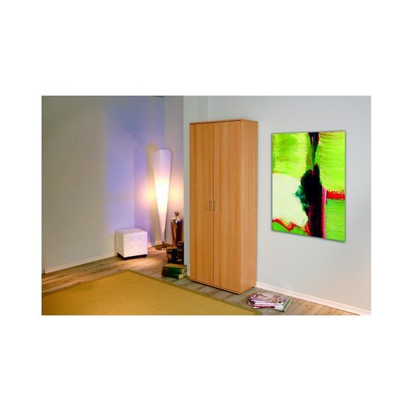 Hnedá dvojdverová šatníková skriňa Evegreen Houso Home, výška 189 cm-image-3
