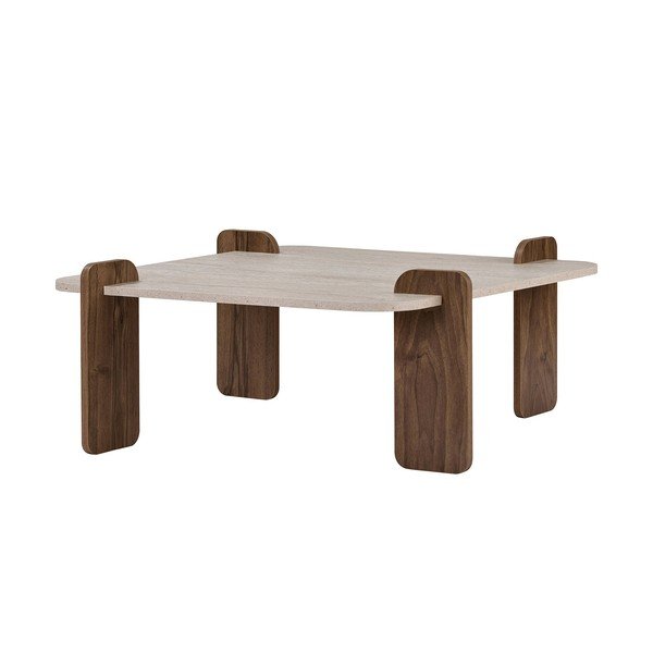 Béžový konferenčný stolík 90x90 cm Marais – Nordure