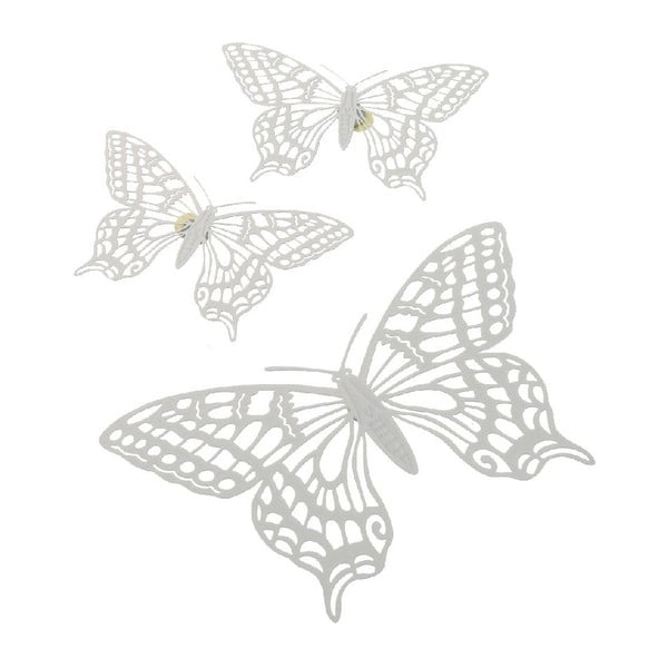 Sada 3 magnetov Butterflies