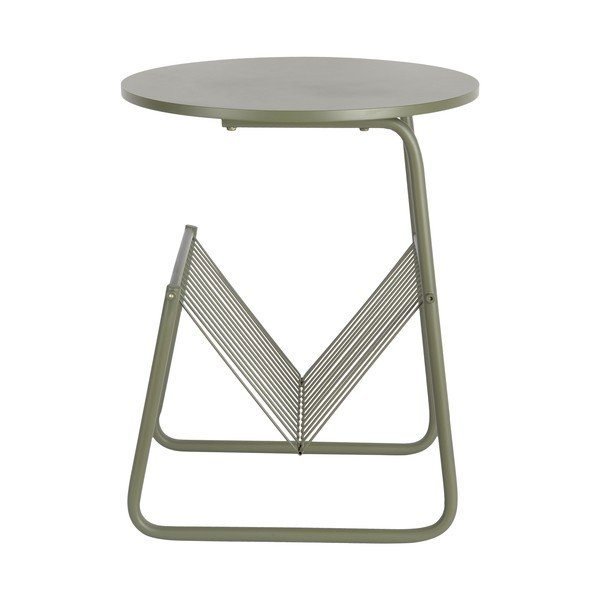 Kovový okrúhly odkladací stolík ø 40 cm Riqueza Revista – Leitmotiv-image-3