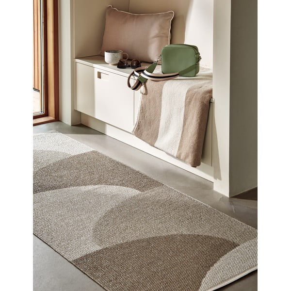 Béžový vnútorný a vonkajší behúň 70x180 cm Hill Dark Linen – Pappelina-image-1