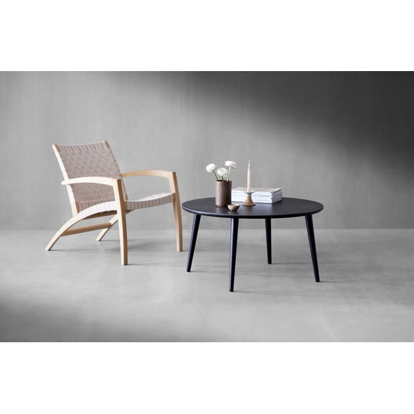 Béžové a čierne dubové kreslo Findahl by Hammel-image-1