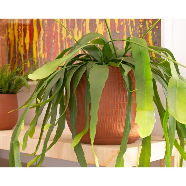 Keramický ručne vyrobený kvetináč ø 16 cm Aura – Artevasi-image-1