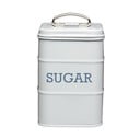 Sivá plechová dóza na cukor Kitchen Craft Nostalgia