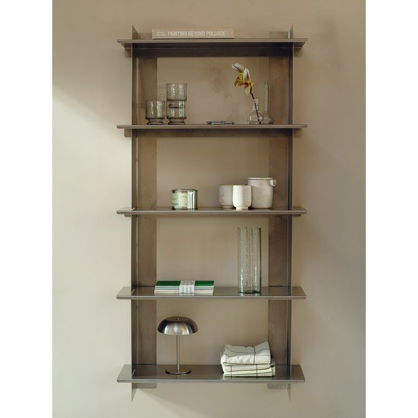 Poschodová nerezová polica v striebornej farbe 70 cm Tivo Shelving Unit - 5-tier – noo.ma-image-1