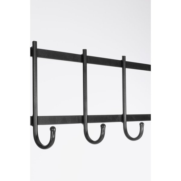 Čierny/v prírodnej farbe kovový nástenný vešiak s poličkou 64,5 cm Haldor – Yes Everyday-image-4