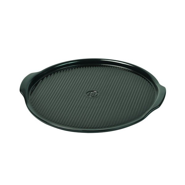 Podnos na pizzu Emile Henry 30 cm, čierny