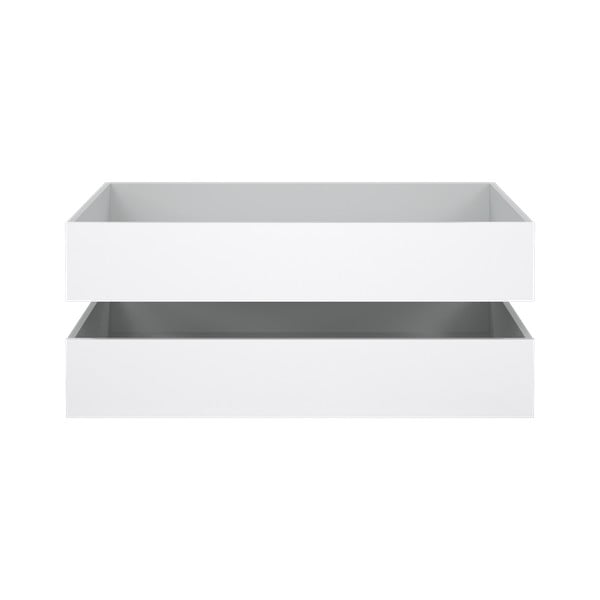 Biele zásuvky pod posteľ v súprave 2 ks Naia – Tvilum-image-2