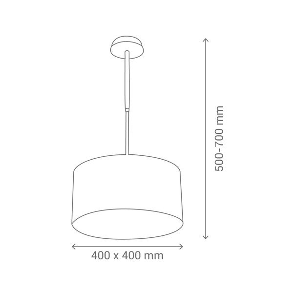 Biele závesné svietidlo SULION Circles-image-1