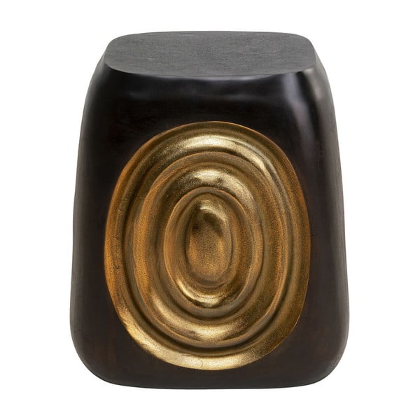 Stolička v čierno-zlatej farbe Drum Circle - Kare Design