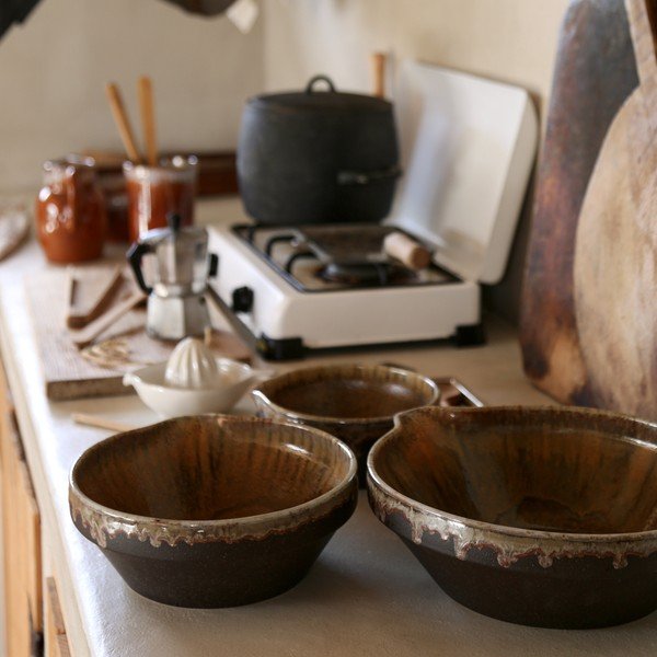 Tmavohnedá kameninová misa Poterie – Casafina-image-3