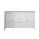 Biela nízka komoda z borovicového dreva 130x80 cm Berna – Marckeric