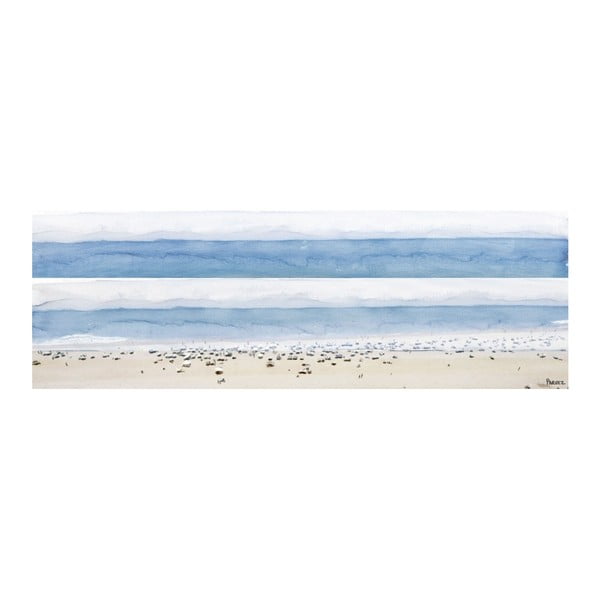 Obraz na plátne Marmont Hill Pier By The Sea, 76 × 25 cm