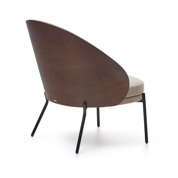 Svetlohnedé kreslo Eamy – Kave Home-image-4