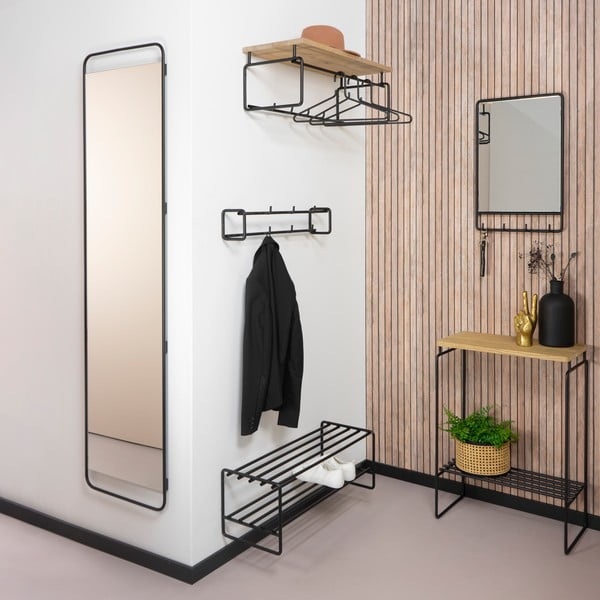 Čierny kovový stojan na topánky Clint – Spinder Design-image-2