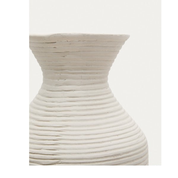 Krémová ručne vyrobená vysoká váza (výška 72 cm) Pria – Kave Home-image-2