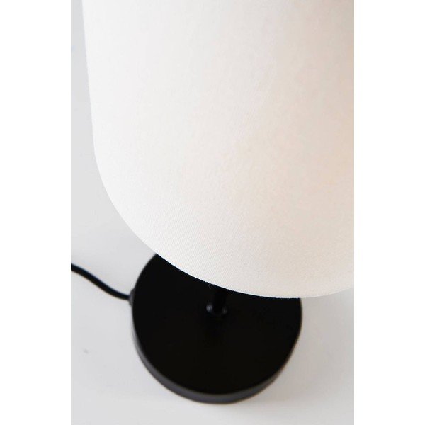 Biela/čierna látková stolová lampa (výška  45 cm) Seth – Jotex-image-4