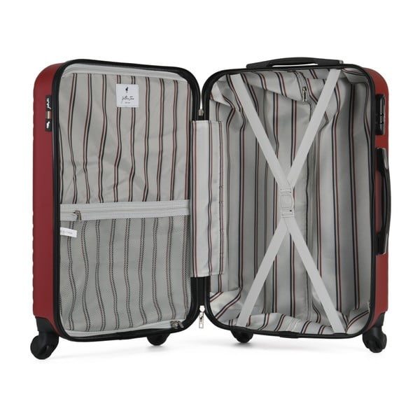 Tmavovínový cestovný kufor na kolieskach GENTLEMAN FARMER Carro Valise Cabine, 36 l-image-1