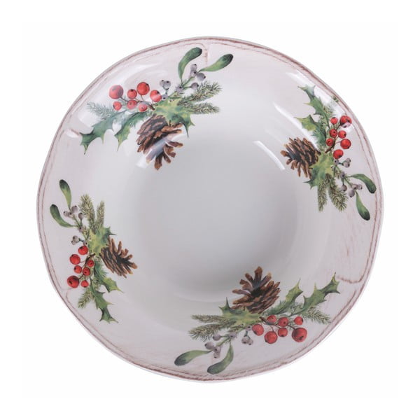 Keramická vianočná miska VDE Tivoli 1996 Ortisei, ø 36 cm