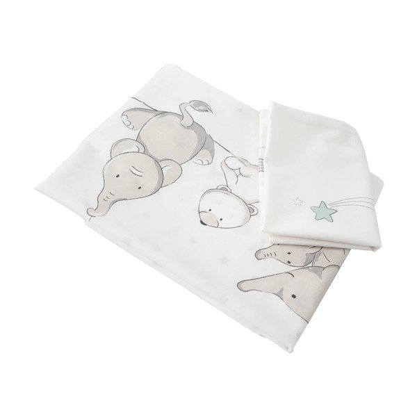 Sivá kolíska na kolieskach s baldachýnom 40x90 cm Strenenzauber – Roba-image-4