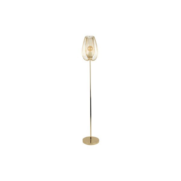 Stojacia lampa v zlatej farbe Leitmotiv Lucid, výška 150 cm-image-2