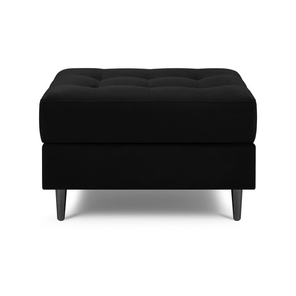 Čierna zamatová podnožka Milo Casa Santo-image-3