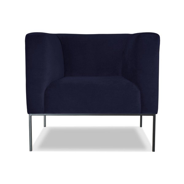 Tmavomodré kreslo Windsor & Co. Sofas Neptune
