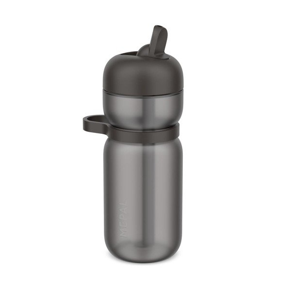Antracitová plastová fľaša 600 ml Active – Mepal