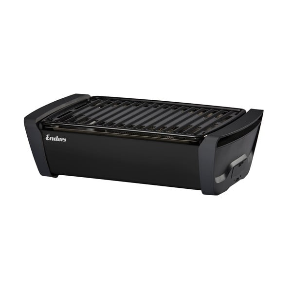 Čierny gril na drevené uhlie Aurora