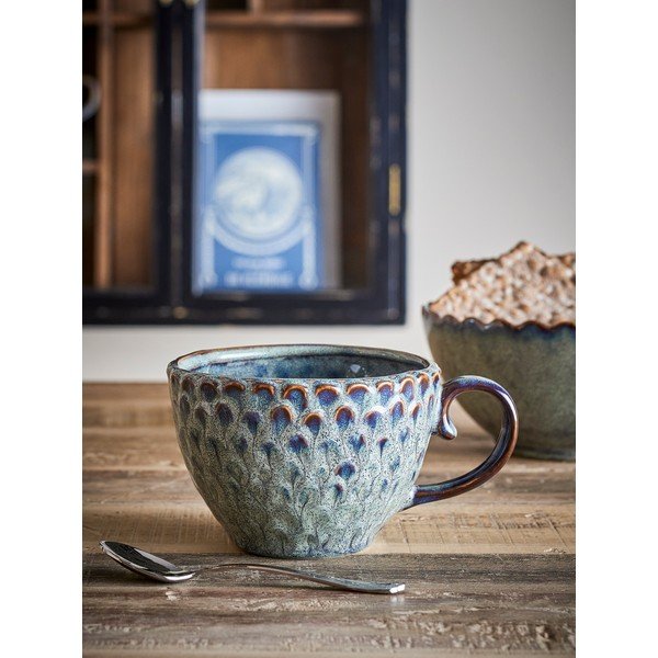 Sivé keramické šálky v súprave 4 ks 365 ml Katrina – Bloomingville-image-1