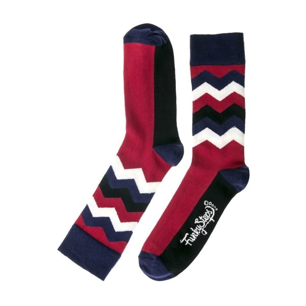 Farebné ponožky Funky Steps Wave, veľkosť 39 - 45