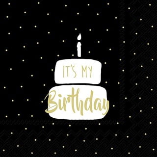 Papierové obrúsky v súprave 20 ks It's My Birthday - IHR