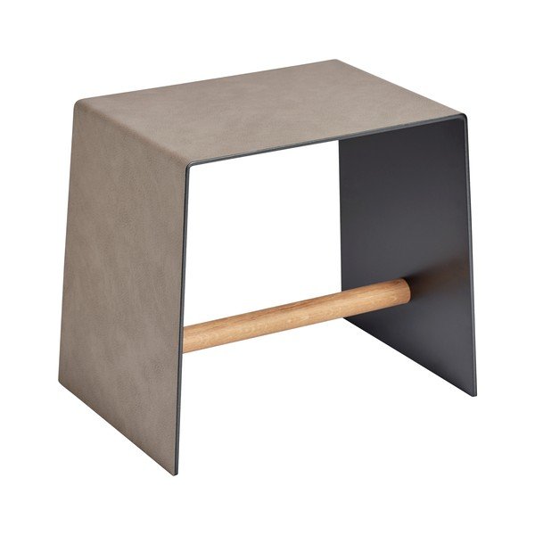 Sivobéžová kovová stolička Bull – LIND DNA-image-2