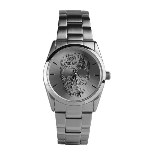 Unisex hodinky striebornej farby Zadig & Voltaire Scully, 36 mm