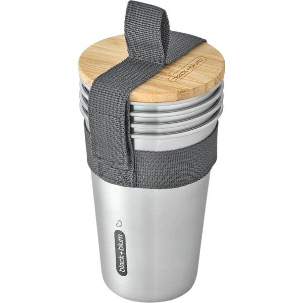 Cestovný hrnček z nehrdzavejúcej ocele v striebornej farbe 500 ml – Black + Blum