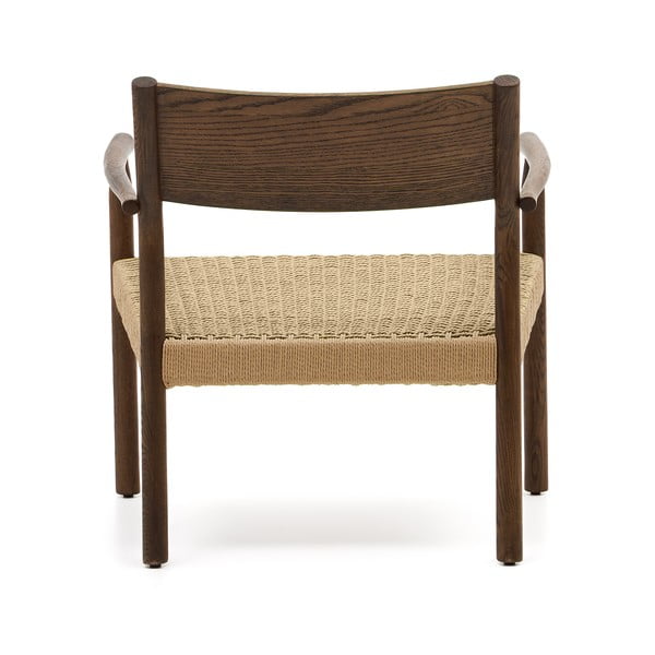 Kreslo s výpletom v prírodnej farbe Yalia – Kave Home-image-4