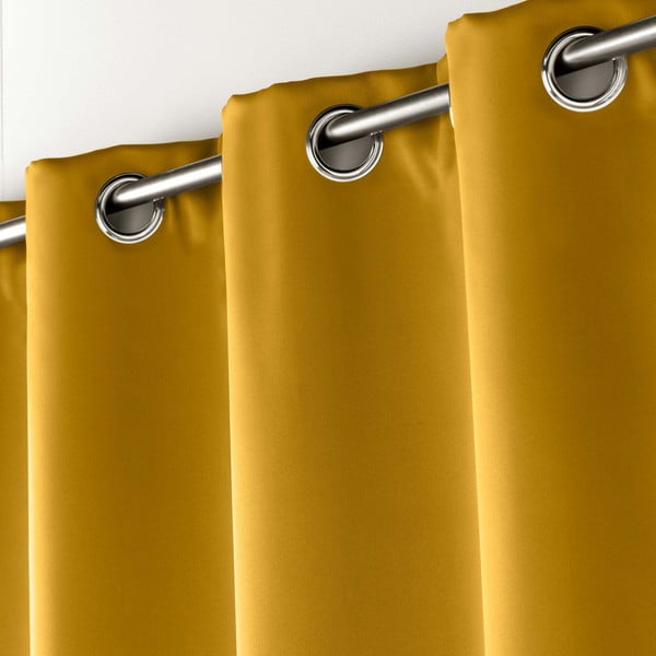 Žltý zatemňovací záves 135x280 cm Occult – douceur d'intérieur-image-1
