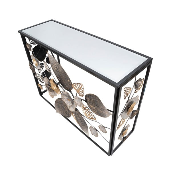 Čierny konzolový stolík 42x112 cm Glam Dark – Mauro Ferretti-image-2