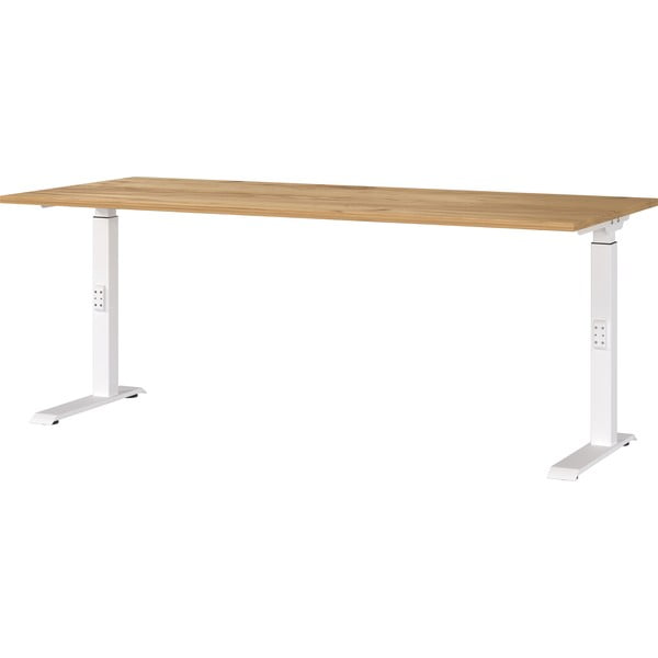 Pracovný stôl s nastaviteľnou výškou s doskou v dekore duba 80x180 cm Downey – Germania