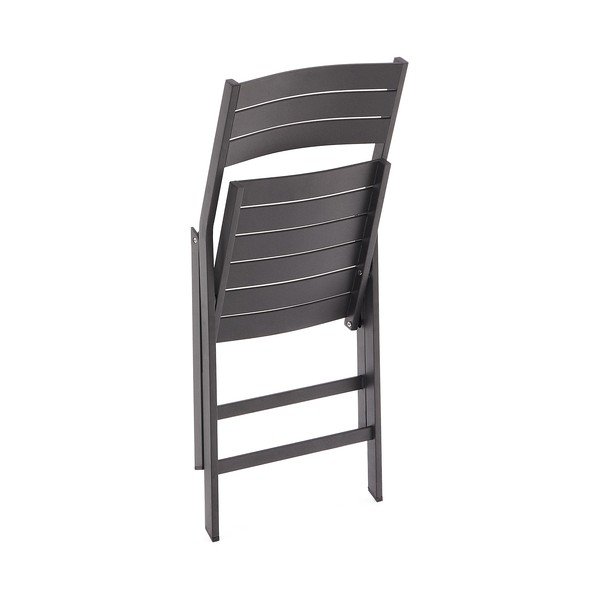 Čierna kovová záhradná stolička Torreta – Kave Home-image-4