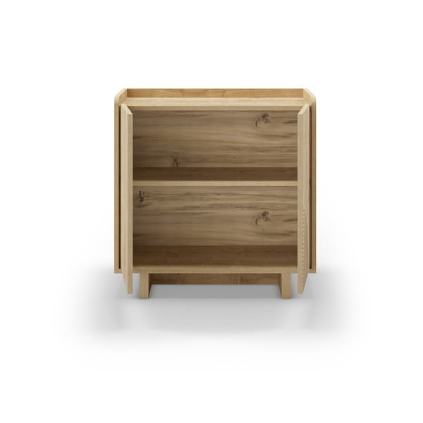 Skrinka v dekore duba v prírodnej farbe 80x80x40 cm Daira – Marckeric-image-4