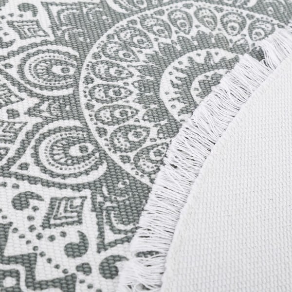 Sada 2 sivých okrúhlych kobercov Unimasa, ⌀ 90 cm-image-3