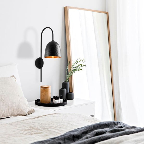 Čierne nástenné svietidlo Tattoo – Opviq lights-image-3