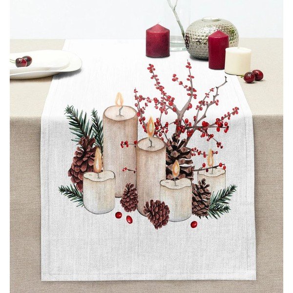 Behúň na stôl s vianočným motívom 45x140 cm Merry Christmas – Mila Home